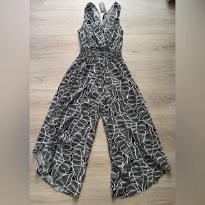 Black and White Patterned Jumpsuit NEW!